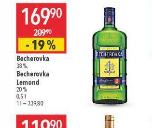 Globus Becherovka nabídka