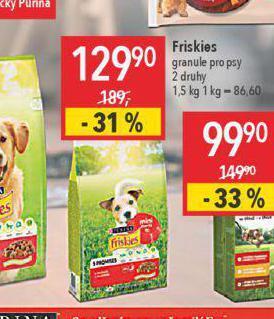 Globus Friskies granule pro psy nabídka
