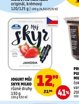 Penny Market Jogurt můj skyr milko nabídka