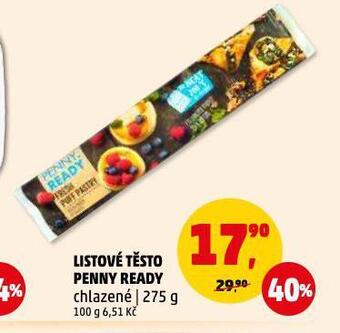 Penny Market Listové těsto nabídka