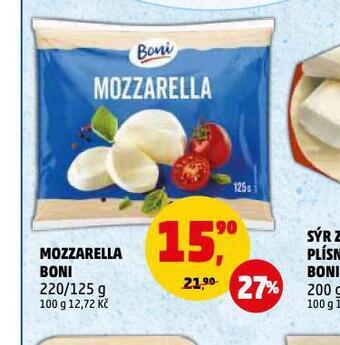 Penny Market Mozzarella sýr nabídka