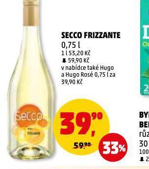 Penny Market Secco frizzante nabídka