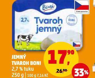 Penny Market Jemný tvaroh nabídka