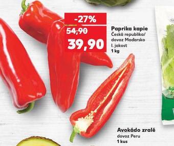 Kaufland Paprika kapie nabídka