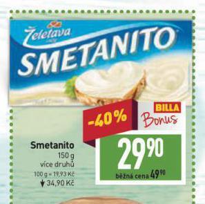 Billa Smetanito nabídka