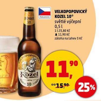 Penny Market Pivo velkopopovický kozel nabídka