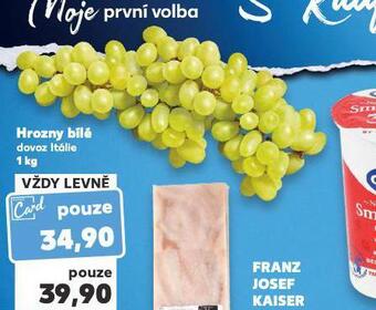 Kaufland Hrozny bílé nabídka