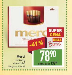 Billa Merci nabídka