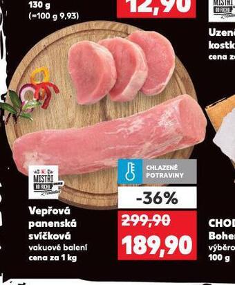 Kaufland Vepřová panenská svíčková nabídka