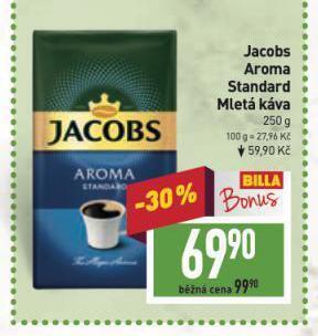 Billa Káva jacobs nabídka