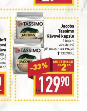 Billa Kávové kapsle jacobs nabídka