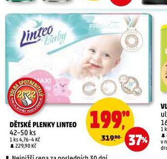 Penny Market Dětské plenky linteo nabídka