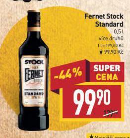 Billa Fernet stock nabídka