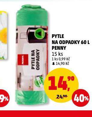 Penny Market Pytle na odpadky nabídka