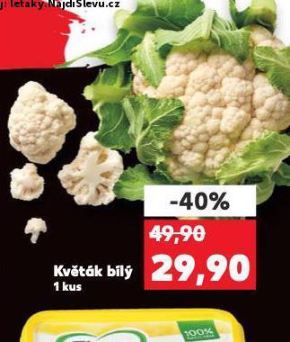 Kaufland Květák bílý nabídka