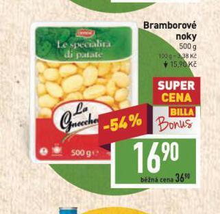 Billa Bramborové noky nabídka