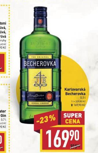 Billa Becherovka nabídka