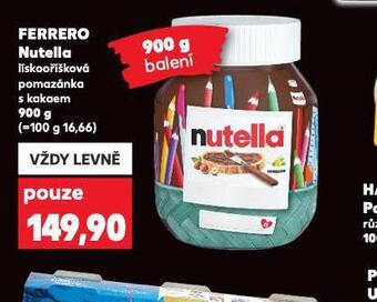 Kaufland Ferrero nutella nabídka