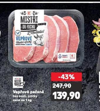 Kaufland Vepřová pečeně bez kosti nabídka