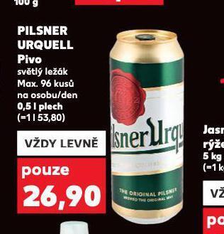 Kaufland Pivo pilsner urquell nabídka