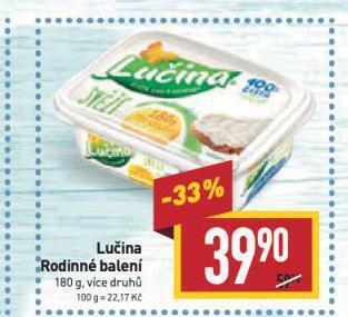 Billa Lučina rodinné balení nabídka