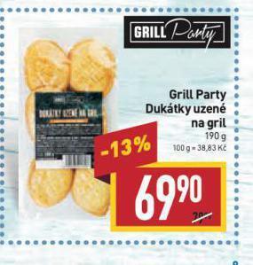 Billa Dukátky uzené na gril nabídka