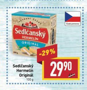Billa Sedlčanský hermelín nabídka