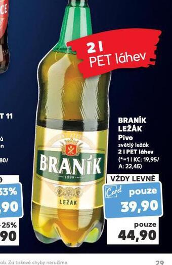 Kaufland Pivo braník nabídka