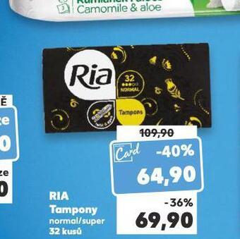 Kaufland Ria tampony nabídka