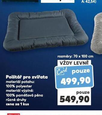 Kaufland Polštář pro zvířata nabídka