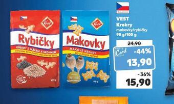 Kaufland Vest krekry nabídka