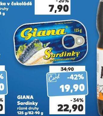 Kaufland Giana sardinky nabídka