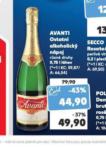 Kaufland Avanti nabídka