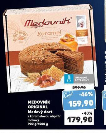 Kaufland Medovník original medový dort nabídka