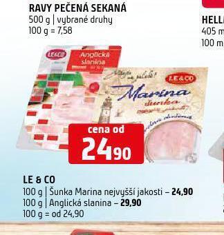 Terno Anglická slanina nabídka