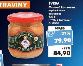 Kaufland Švéda masová konzerva nabídka