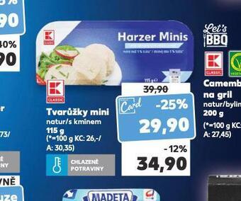 Kaufland Tvarůžky mini nabídka
