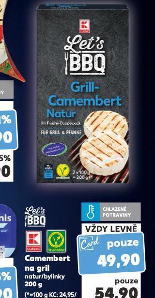 Kaufland Camembert na gril nabídka