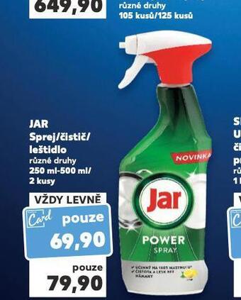 Kaufland Jar sprej / čistič / leštidlo nabídka