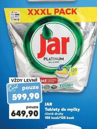 Kaufland Jar tablety do myčky nabídka