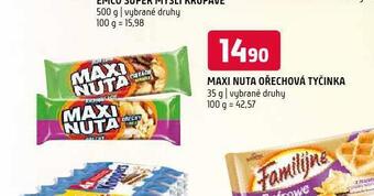 Terno Maxi nuta ořechová tyčinka nabídka