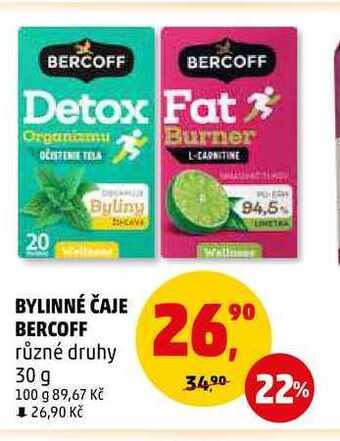 Penny Market Bylinné čaje bercoff, 30 g nabídka