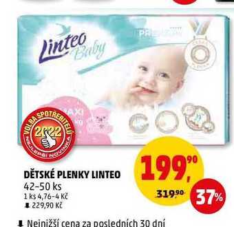 Penny Market Dětské plenky linteo, 42-50 ks nabídka