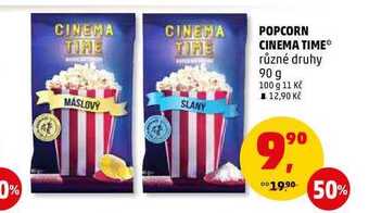 Penny Market Popcorn cinema time, 90 g nabídka