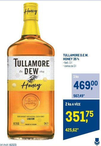 Makro TULLAMORE D.E.W. HONEY 35% nabídka