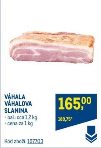 Makro VÁHALA VÁHALOVA SLANINA nabídka