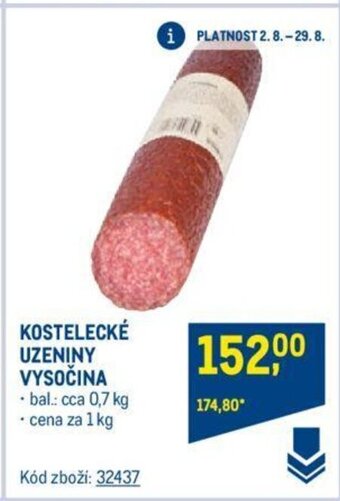 Makro KOSTELECKÉ UZENINY VYSOČINA nabídka