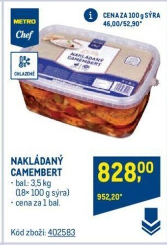 Makro NAKLÁDANÝ CAMEMBERT nabídka