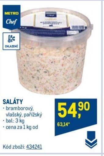 Makro SALÁTY nabídka
