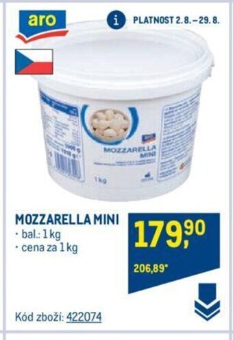 Makro MOZZARELLA MINI nabídka